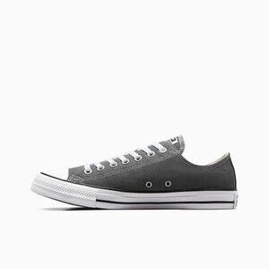Charcoal Gray Chuck Taylor Converse All Stars Canvas Sneakers | Size 9.5